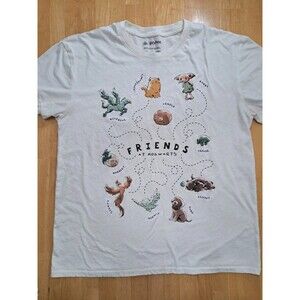 HARRY POTTER Friends at Hogwarts Pets Animals T-Shirt Men's Size Large